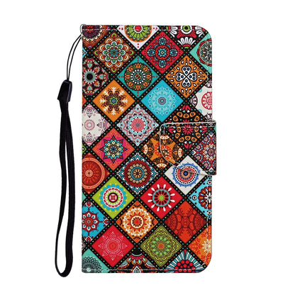 For iPhone 16 Plus 3D Colored Drawing Flip Leather Phone Case(Ethnic Totem) - iPhone 16 Plus Cases by buy2fix | Online Shopping UK | buy2fix