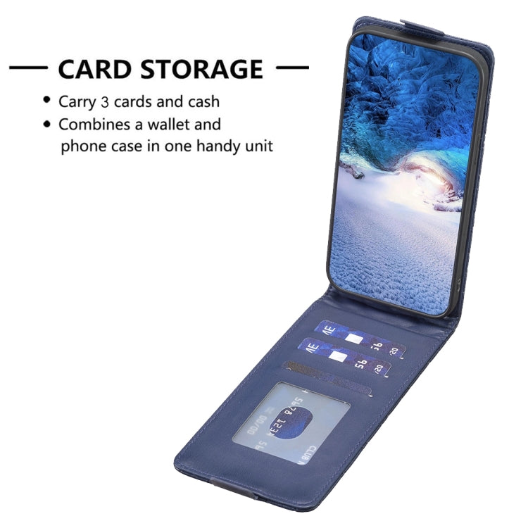 For Xiaomi 13 Pro Diamond Lattice Vertical Flip Leather Phone Case(Blue) - 13 Pro Cases by buy2fix | Online Shopping UK | buy2fix