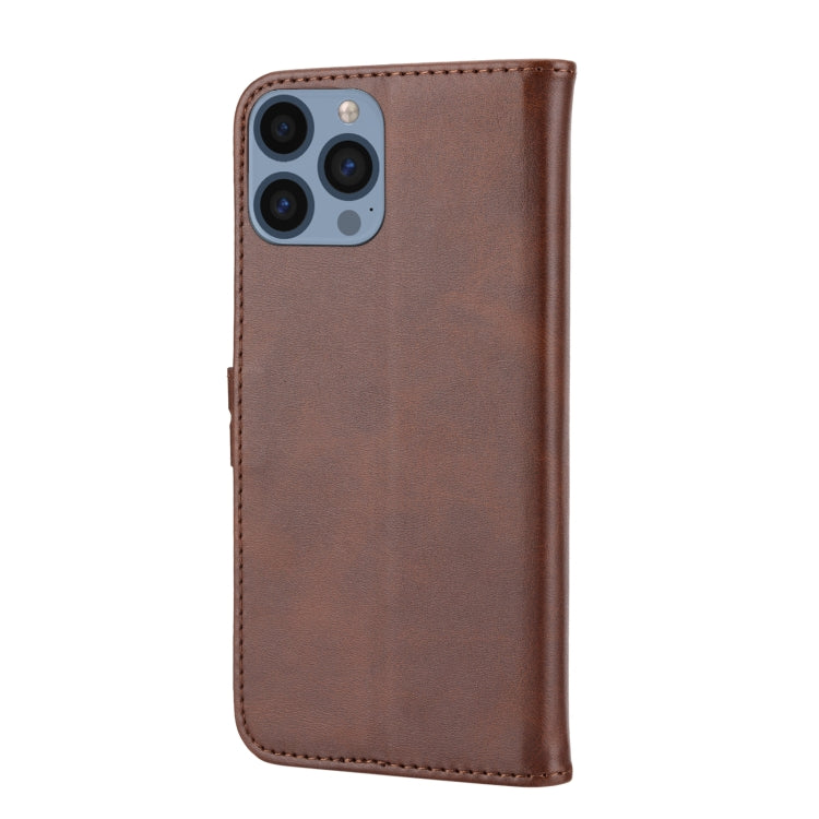 For iPhone 16 Pro Embossed Happy Cat Pattern Flip Leather Phone Case(Brown) - iPhone 16 Pro Cases by buy2fix | Online Shopping UK | buy2fix