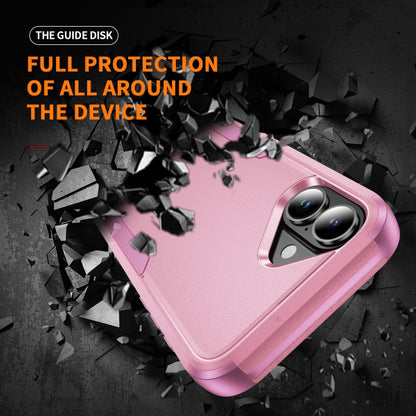 For iPhone 16 Commuter Shockproof TPU + PC Phone Case(Pink) - iPhone 16 Cases by buy2fix | Online Shopping UK | buy2fix