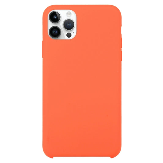 For iPhone 16 Pro Solid Silicone Phone Case(Orange) - iPhone 16 Pro Cases by buy2fix | Online Shopping UK | buy2fix