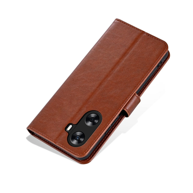 For Huawei Enjoy 70z AZNS Sheepskin Texture Flip Leather Phone Case(Brown) - Huawei Cases by AZNS | Online Shopping UK | buy2fix