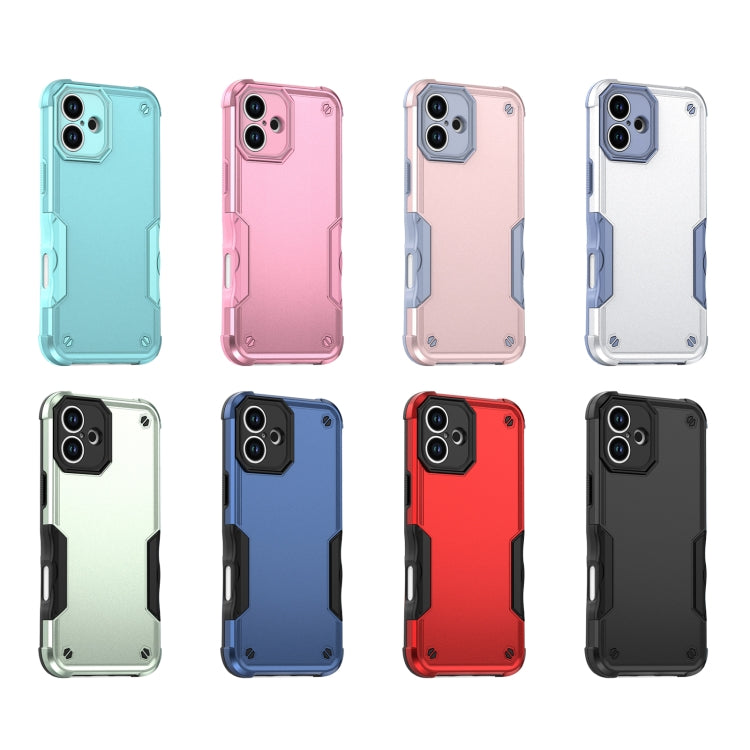 For iPhone 16 Plus Non-slip Shockproof Armor Phone Case(Pink) - iPhone 16 Plus Cases by buy2fix | Online Shopping UK | buy2fix