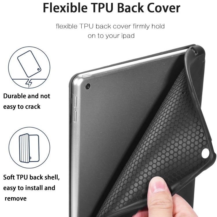 For iPad 10.2 2021 / 2020 / 2019 DG.MING See Series Horizontal Flip Leather Case with Holder & Pen Holder(Black) - iPad 10.2 Cases by DG.MING | Online Shopping UK | buy2fix