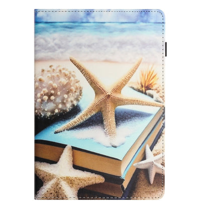 For iPad Pro 11 2024 Sewing Litchi Texture Smart Leather Tablet Case(Starfish) - iPad Pro 11 2024 Cases by buy2fix | Online Shopping UK | buy2fix