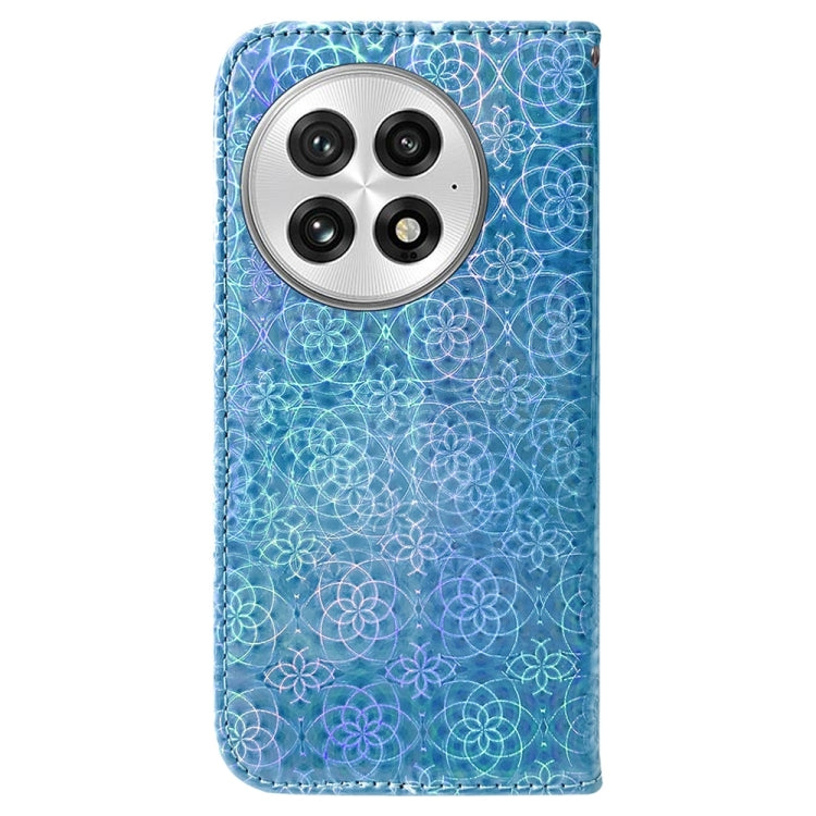 For OnePlus 13 Colorful Magnetic Buckle Leather Phone Case(Blue) - OnePlus Cases by buy2fix | Online Shopping UK | buy2fix