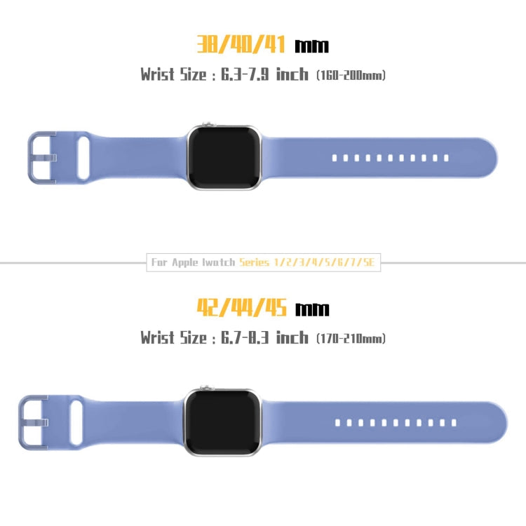 For Apple Watch Series 3 42mm Pin Buckle Silicone Watch Band(Cyan Blue) - Watch Bands by buy2fix | Online Shopping UK | buy2fix