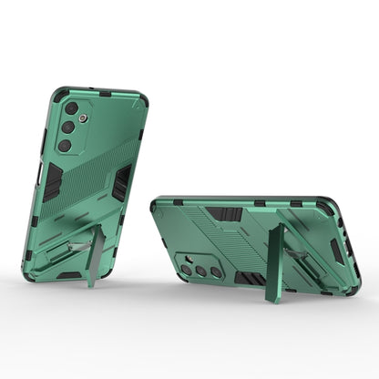 For Samsung Galaxy A05s 4G Punk Armor 2 in 1 PC + TPU Shockproof Phone Case with Invisible Holder(Green) - Galaxy Phone Cases by buy2fix | Online Shopping UK | buy2fix