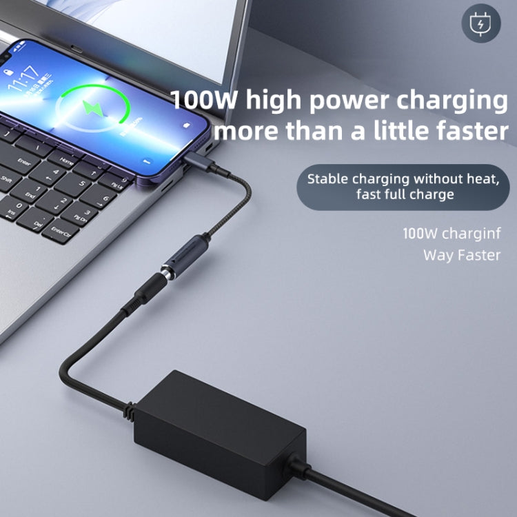 DC 3 x 1.1mm to USB-C / Type-C Male 100W Computer Charging Adapter Connector - Universal Power Adapter by buy2fix | Online Shopping UK | buy2fix