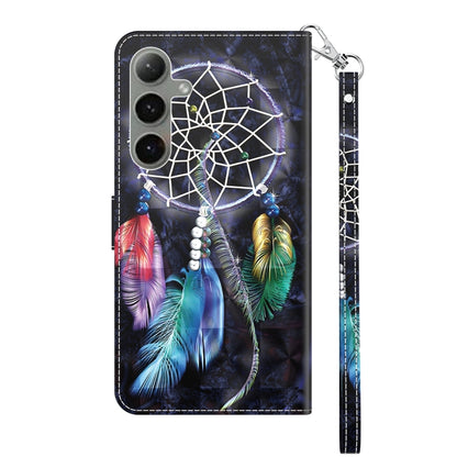 For Samsung Galaxy S24+ 5G 3D Painted Leather Phone Case(Colorful Dreamcatcher) - Galaxy S24+ 5G Cases by buy2fix | Online Shopping UK | buy2fix