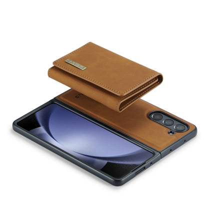 For Samsung Galaxy Z Fold5 DG.MING M1 Series 3-Fold Multi Card Wallet + Magnetic Phone Case(Brown) - Galaxy Z Fold5 Cases by DG.MING | Online Shopping UK | buy2fix