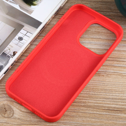 For iPhone 14 Pro Max MagSafe Liquid Silicone Phone Case(Red) - iPhone 14 Pro Max Cases by buy2fix | Online Shopping UK | buy2fix