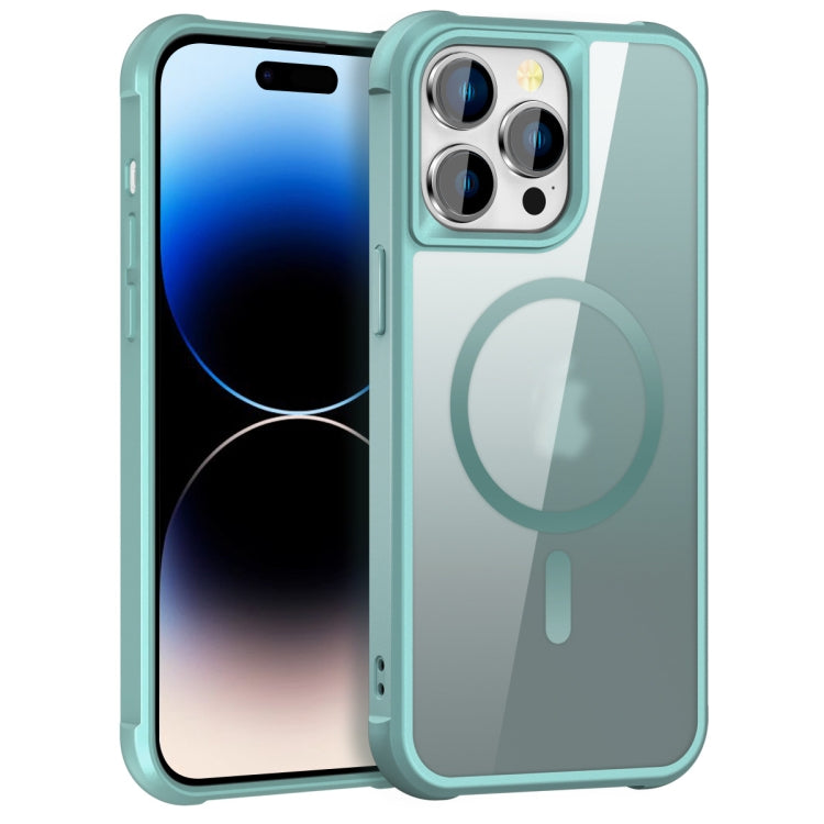 For iPhone 14 Pro MagSafe Magnetic Phone Case(Lake Blue) - iPhone 14 Pro Cases by buy2fix | Online Shopping UK | buy2fix