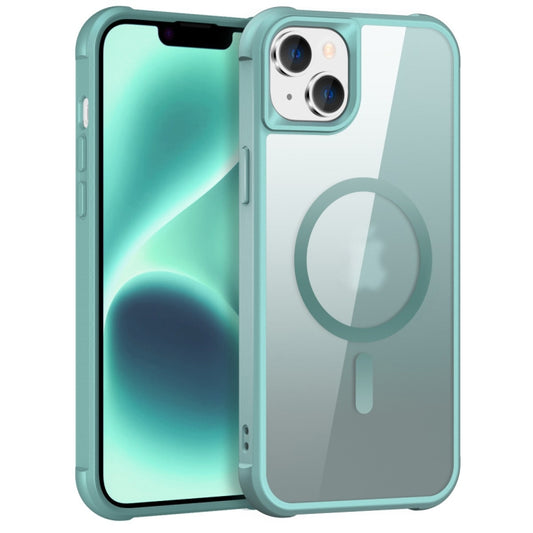 For iPhone 14 Plus MagSafe Magnetic Phone Case(Lake Blue) - iPhone 14 Plus Cases by buy2fix | Online Shopping UK | buy2fix