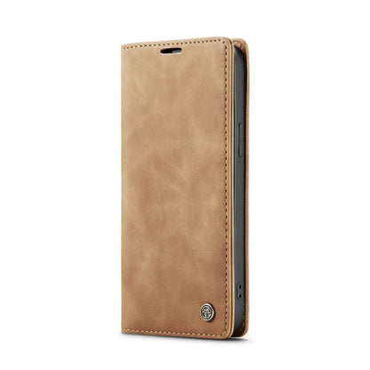 For iPhone 15 CaseMe 013 Multifunctional Horizontal Flip Leather Phone Case(Brown) - iPhone 15 Cases by CaseMe | Online Shopping UK | buy2fix