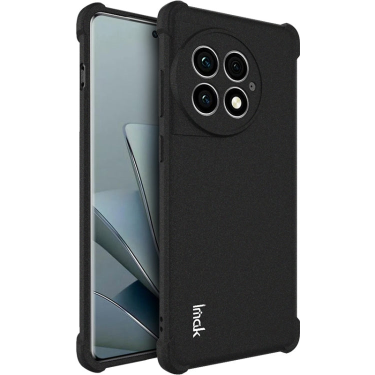 For OnePlus Ace 2 Pro 5G imak Shockproof Airbag TPU Phone Case(Matte Black) - OnePlus Cases by imak | Online Shopping UK | buy2fix