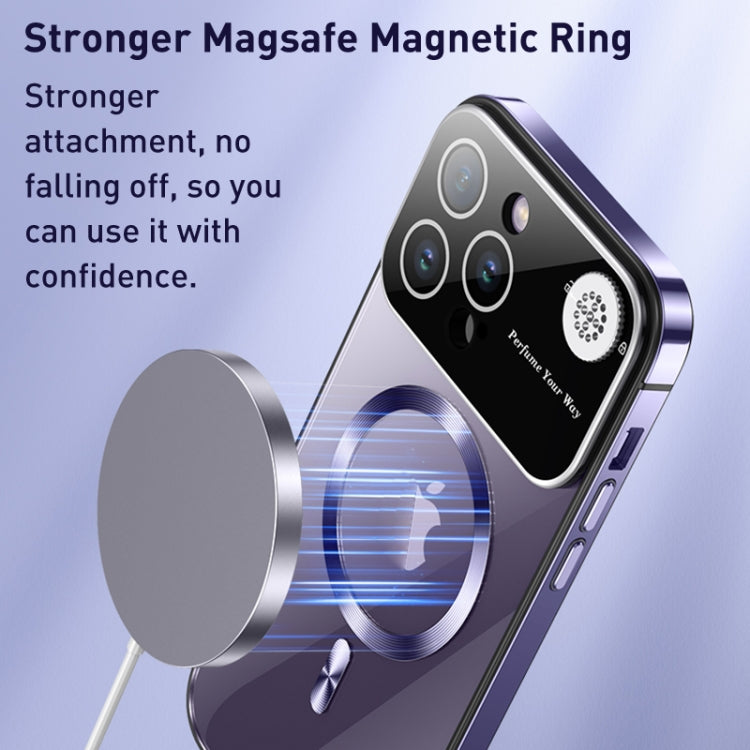 For iPhone 13 Pro Max Aromatherapy MagSafe Magnetic Phone Case(Starlight Silver) - iPhone 13 Pro Max Cases by buy2fix | Online Shopping UK | buy2fix