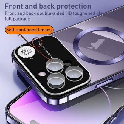 For iPhone 14 Pro Max Aromatherapy MagSafe Magnetic Phone Case(Starlight Silver) - iPhone 14 Pro Max Cases by buy2fix | Online Shopping UK | buy2fix