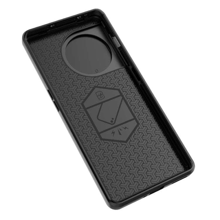 For OnePlus 11R 5G Sliding Camshield TPU + PC Shockproof Phone Case with Holder(Black) - OnePlus Cases by buy2fix | Online Shopping UK | buy2fix