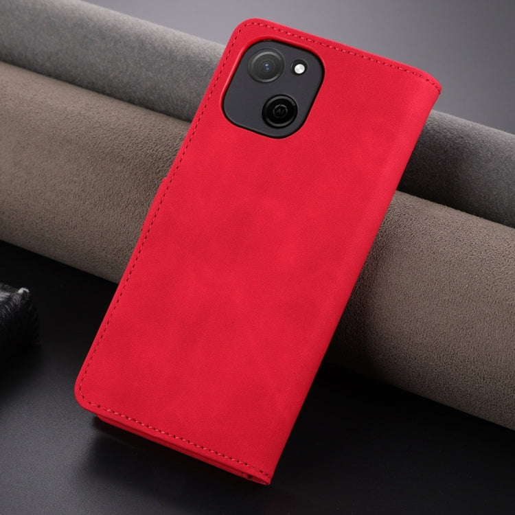 For Huawei Maimang A20 AZNS Skin Feel Calf Texture Flip Leather Phone Case(Red) - Huawei Cases by AZNS | Online Shopping UK | buy2fix