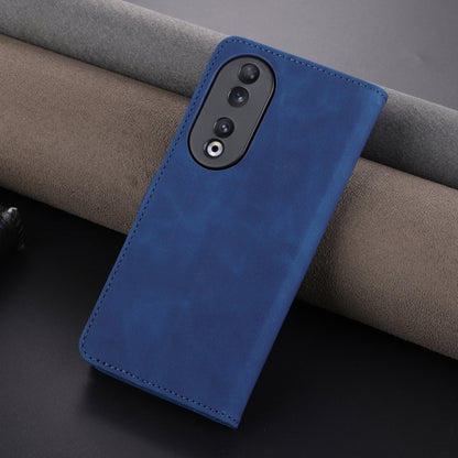 For Honor 90 Pro AZNS Skin Feel Calf Texture Flip Leather Phone Case(Blue) - Honor Cases by AZNS | Online Shopping UK | buy2fix