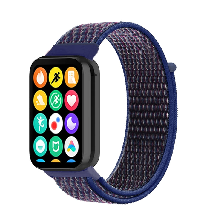 For Xiaomi Mi Band 8 Pro Nylon Loop Watch Band(Indigo Blue) - Watch Bands by buy2fix | Online Shopping UK | buy2fix