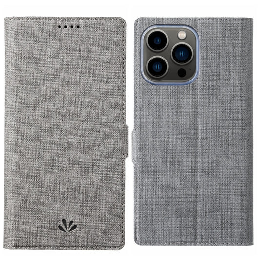 For iPhone 15 Pro ViLi K Series Dual-side Buckle Magsafe Leather Phone Case(Grey) - iPhone 15 Pro Cases by ViLi | Online Shopping UK | buy2fix