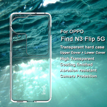 For OPPO Find N3 Flip 5G imak Wing II Pro Series Wear-resisting Crystal Phone Case(Transparent) - Find N3 Flip Cases by imak | Online Shopping UK | buy2fix