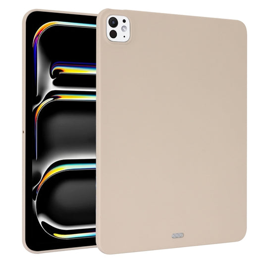 For iPad Pro 11 2024 Oil Spray Skin-friendly TPU Tablet Case(Milk White) - iPad Pro 11 2024 Cases by buy2fix | Online Shopping UK | buy2fix