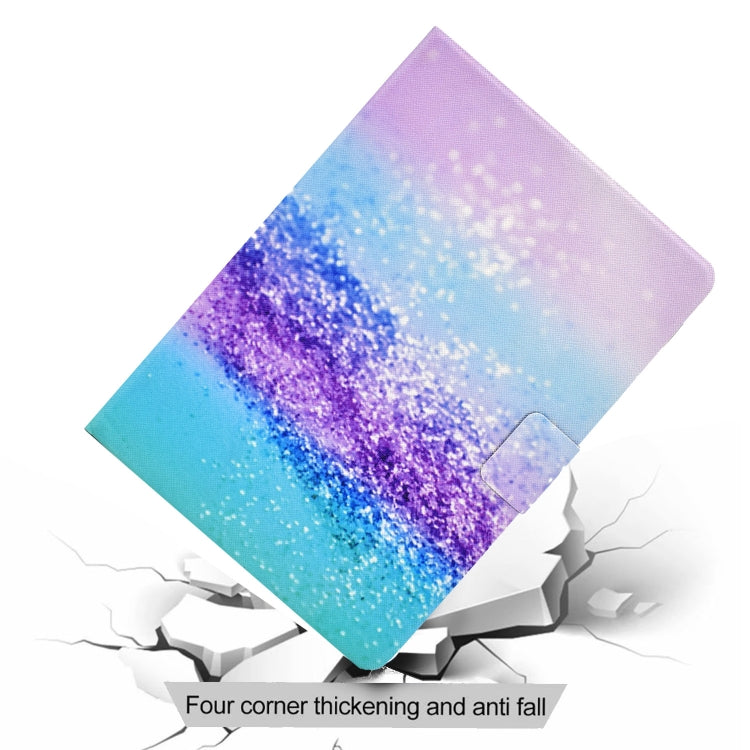 For Samsung Galaxy Tab A9+ Electric Pressed Colored Drawing Leather Tablet Case with Sleep / Wake-up Function(Color Sand) - Galaxy Tab A9+ by buy2fix | Online Shopping UK | buy2fix