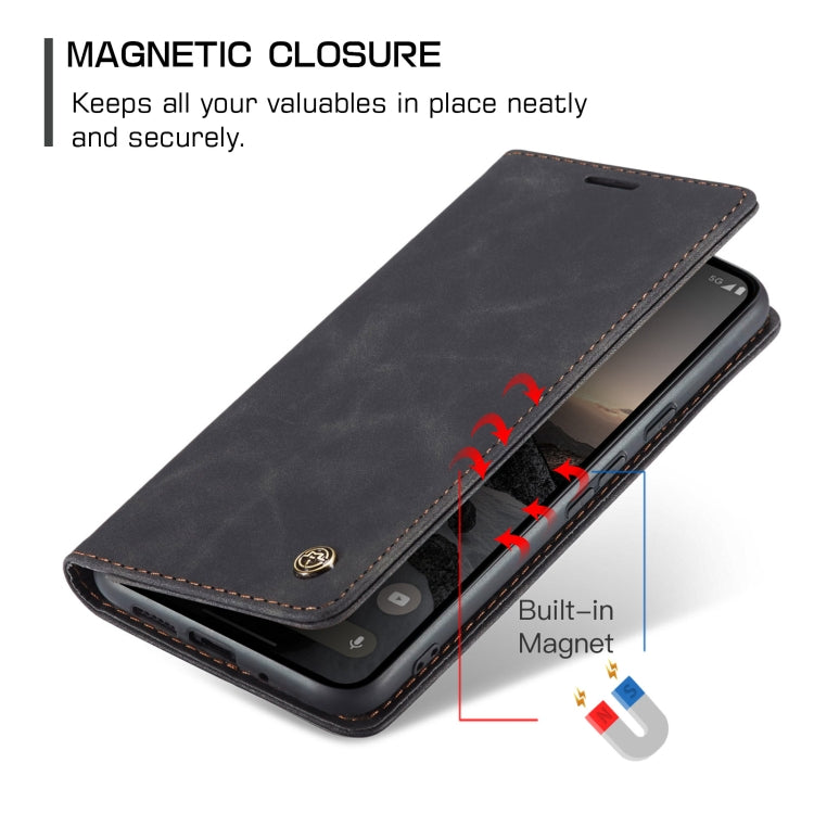 For Google Pixel 9 / 9 Pro CaseMe 013 Multifunctional Horizontal Flip Leather Phone Case(Black) - Google Cases by CaseMe | Online Shopping UK | buy2fix