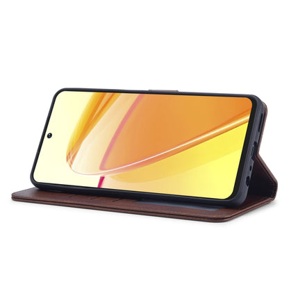 For Realme C55 LC.IMEEKE Calf Texture Horizontal Flip Leather Case(Brown) - Realme Cases by LC.IMEEKE | Online Shopping UK | buy2fix