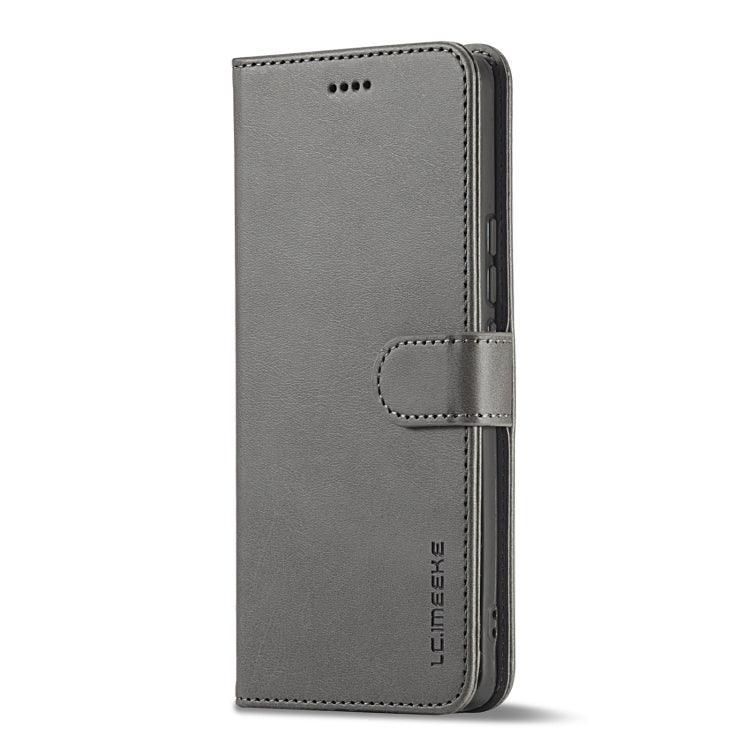 For Honor 90 Pro LC.IMEEKE Calf Texture Leather Phone Case(Grey) - Honor Cases by LC.IMEEKE | Online Shopping UK | buy2fix