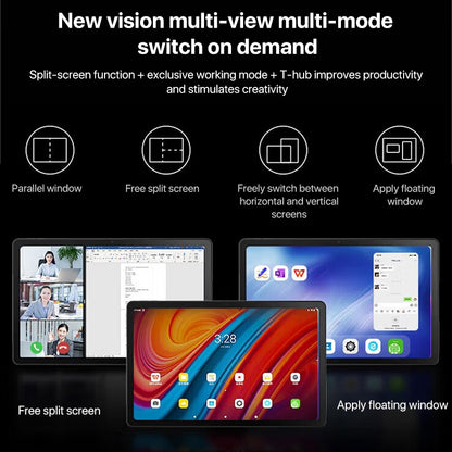 Lenovo K10 Pro 10.6 inch WiFi Tablet, 4GB+128GB, Android 12, MediaTek Helio G80 Octa Core, Support Face Identification(Grey) - Lenovo by Lenovo | Online Shopping UK | buy2fix