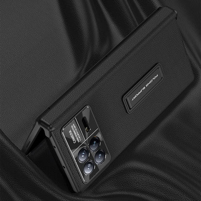 For Xiaomi Mix Fold 3 GKK Magnetic Hinge Flip Leather Phone Case with Holder(Black) - Xiaomi Cases by GKK | Online Shopping UK | buy2fix