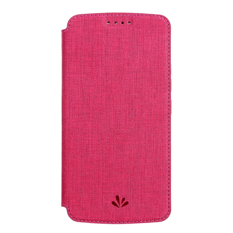 For Motorola Moto G Power ViLi Magnetic Suction Shockproof TPU + PU Horizontal Flip Protective Case with Card Slot & Holder(Rose Red) - Motorola Cases by ViLi | Online Shopping UK | buy2fix