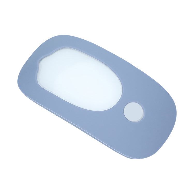 For Apple Magic Mouse 1 / 2 Mouse Silicone Protective Case(Gray Blue) - Protective Bags by buy2fix | Online Shopping UK | buy2fix