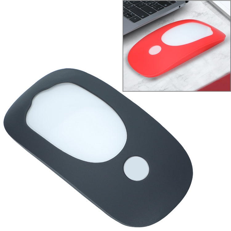 For Apple Magic Mouse 1 / 2 Mouse Silicone Protective Case(Deep Space Gray) - Protective Bags by buy2fix | Online Shopping UK | buy2fix