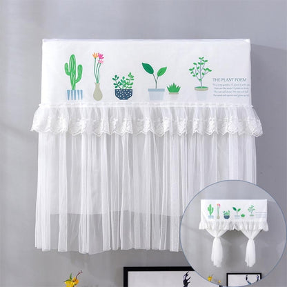 Do Not Take Dust-proof And Anti Direct Blowing Simple Wind Hanging Machine Air Conditioner Moon Cover, Size:Width 92 × Thickness 20 × Height 90cm(Flowerpot) - Dust Covers by buy2fix | Online Shopping UK | buy2fix