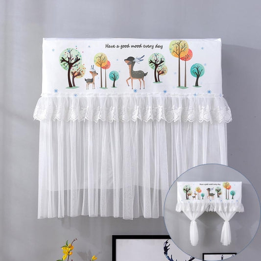 Do Not Take Dust-proof And Anti Direct Blowing Simple Wind Hanging Machine Air Conditioner Moon Cover, Size:Width 98 × Thickness 20 × Height 90cm(Cartoon Deer) - Dust Covers by buy2fix | Online Shopping UK | buy2fix