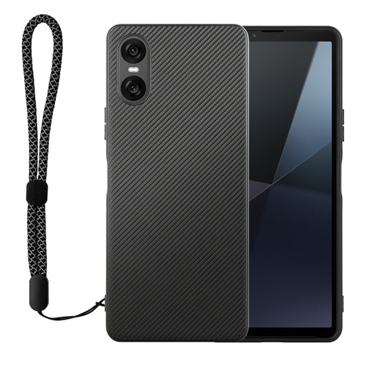 For Sony Xperia 10 VI ViLi TC Series Kevlar Carbon Fiber Texture Phone Case(Black) - Sony Cases by ViLi | Online Shopping UK | buy2fix