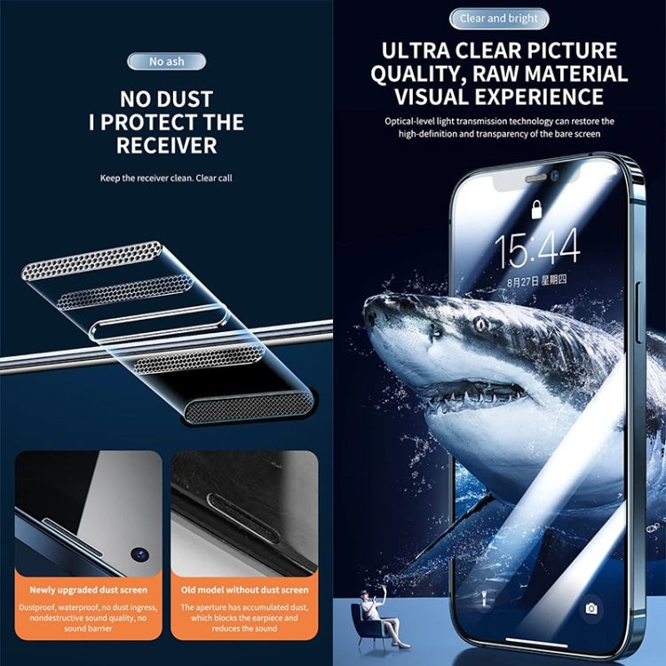 For iPhone 11 / XR Anti-peeping Fast Attach Dust-proof Anti-static Tempered Glass Film - iPhone 11 Tempered Glass by buy2fix | Online Shopping UK | buy2fix