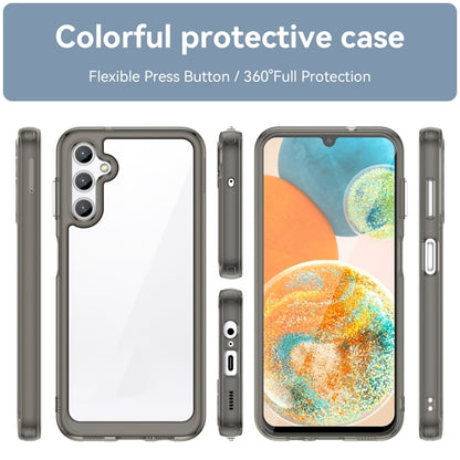 For Samsung Galaxy M44 5G Colorful Series Acrylic Hybrid TPU Phone Case(Transparent Grey) - Galaxy Phone Cases by buy2fix | Online Shopping UK | buy2fix