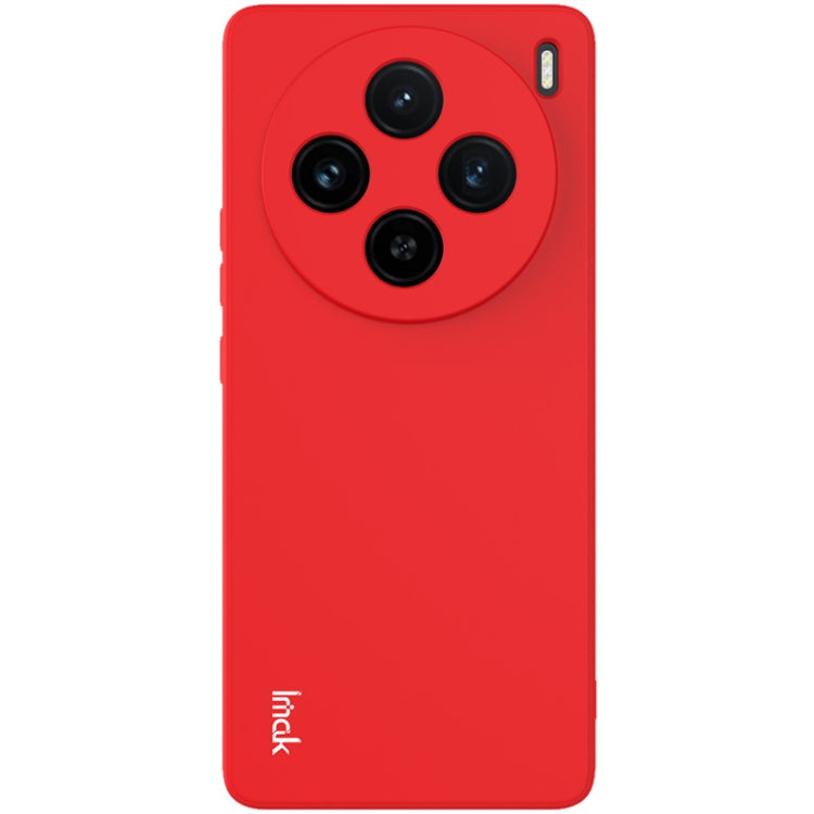 For vivo X100 5G imak UC-4 Series Straight Edge TPU Phone Case(Red) - vivo Cases by imak | Online Shopping UK | buy2fix