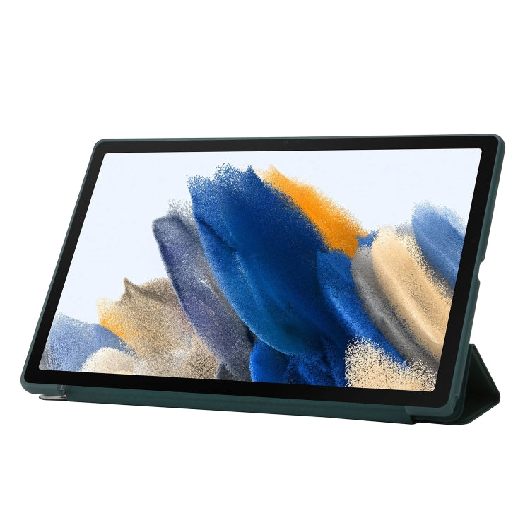 For Samsung Galaxy Tab A9 TPU Deformation Multi-Fold Leather Tablet Case(Navy Blue) - Galaxy Tab A9 by buy2fix | Online Shopping UK | buy2fix