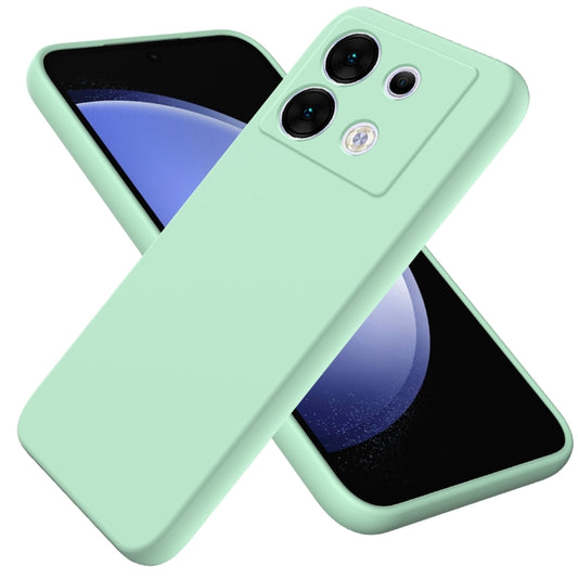 For Infinix Zero 30 5G Solid Color Liquid Silicone Dropproof Full Coverage Protective Case(Green) - Infinix Cases by buy2fix | Online Shopping UK | buy2fix