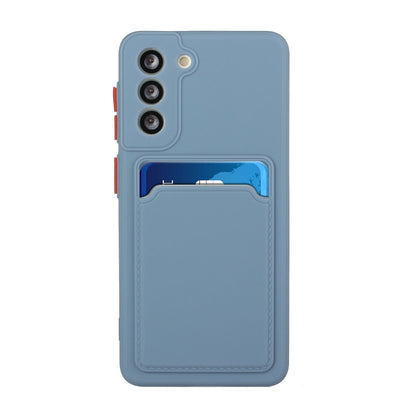 For Samsung Galaxy S24+ / S25+ Card Slot Design Shockproof TPU Phone Case(Grey) - Galaxy S24+ 5G Cases by buy2fix | Online Shopping UK | buy2fix