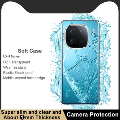 For vivo iQOO 12 5G IMAK UX-5 Series Transparent TPU Phone Case - iQOO 12 Cases by imak | Online Shopping UK | buy2fix