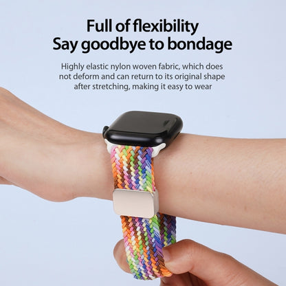 For Apple Watch Ultra 2 49mm DUX DUCIS Mixture Pro Series Magnetic Buckle Nylon Braid Watch Band(New Rainbow) - Watch Bands by DUX DUCIS | Online Shopping UK | buy2fix