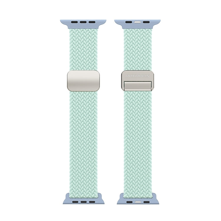 For Apple Watch Ultra 2 49mm DUX DUCIS Mixture Pro Series Magnetic Buckle Nylon Braid Watch Band(Light Mint) - Watch Bands by DUX DUCIS | Online Shopping UK | buy2fix